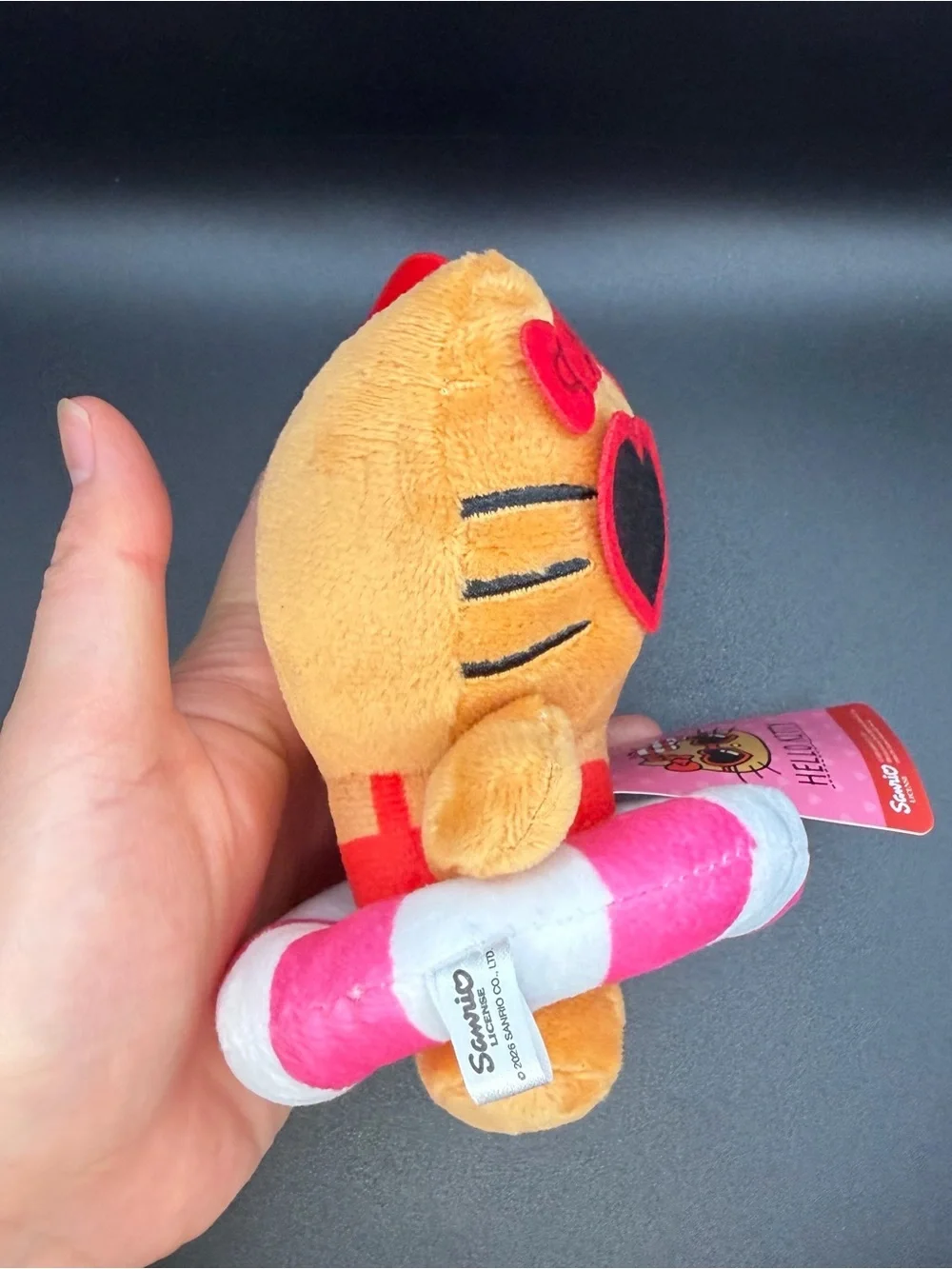 Thailand Sanrio tanned Hello Kitty with Swimming outfit plush/keychain mk152
